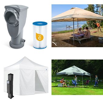 Pallet – 6 Pcs – Camping & Hiking, Pools & Water Fun, Patio – Customer Returns – Ozark Trail, Funsicle, E-Z UP, Slumberjack