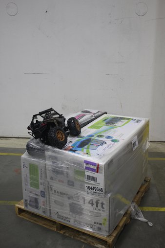 3 Pallets – 55 Pcs – Leaf Blowers & Vaccums, Trimmers & Edgers, Game Room, Hedge Clippers & Chainsaws – Untested Customer Returns – Walmart