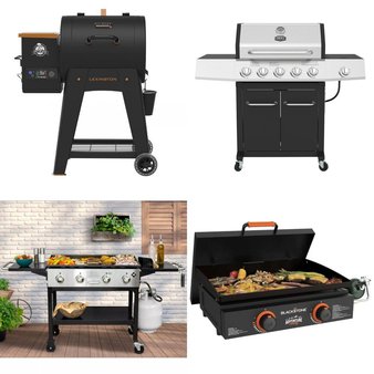 Pallet – 8 Pcs – Grills & Outdoor Cooking – Customer Returns – Blackstone, Expert Grill, Masterbuilt, Clorox