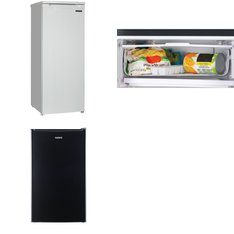 CLEARANCE! Pallet - 5 Pcs - Refrigerators, Freezers - Customer Returns - Igloo, Thomson, Galanz