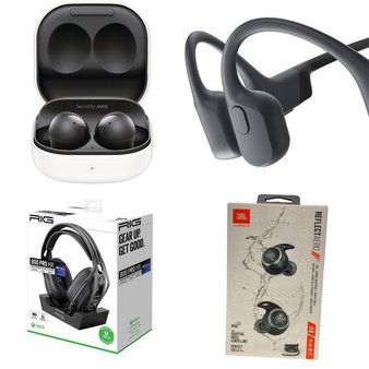 Case Pack – 13 Pcs – In Ear Headphones, Over Ear Headphones – Customer Returns – Samsung, Shokz, JBL, RIG