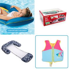 Pallet - 143 Pcs - Vehicles, Trains & RC, Pools & Water Fun, Oral Care, Boardgames, Puzzles & Building Blocks - Customer Returns - AMT, Waterlife, Aqua, Round 2