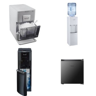 Pallet – 8 Pcs – Bar Refrigerators & Water Coolers, Freezers, Ice Makers – Customer Returns – Primo Water, HISENSE, Curtis International