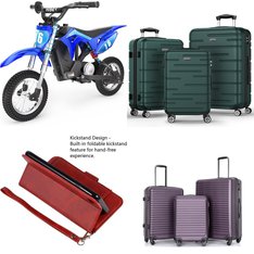 Pallet - 13 Pcs - Bathroom, Luggage, Unsorted, TV Stands, Wall Mounts & Entertainment Centers - Customer Returns - Travelhouse, Bestier, Costway, Hiboy