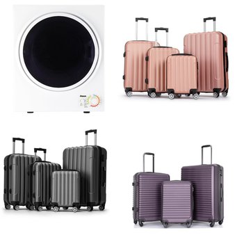 Pallet – 12 Pcs – Luggage, Decor, Laundry – Customer Returns – Zimtown, DR.Planzen, Ktaxon, Travelhouse