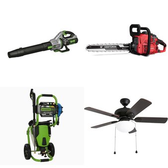 Manifested 2 Pallets – 29 Pcs – Trimmers & Edgers, Lighting & Light Fixtures, Unsorted, Leaf Blowers & Vaccums – Home Improvement (Lowe’s) – Untouched Customer Returns