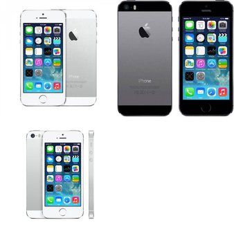 8 Pcs – Apple iPhone 5S – Refurbished (GRADE A – Unlocked) – Models: ME372LL/A, ME332LL/A, ME333LL/A
