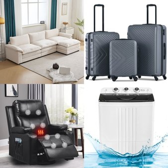 Pallet – 8 Pcs – Luggage, Living Room, Office, Fans – Customer Returns – Travelhouse, Comhoma, Furninxs, TMWINGS