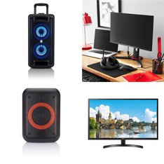 Pallet - 33 Pcs - Portable Speakers, Monitors, Inkjet, Speakers - Customer Returns - Onn, HP, LG, beFree Sound