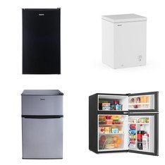 Pallet - 8 Pcs - Refrigerators, Bar Refrigerators & Water Coolers, Freezers - Customer Returns - Galanz, Igloo, HISENSE, Frigidaire