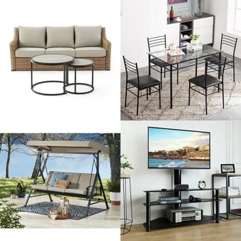 Pallet – 6 Pcs – Patio, TV Stands, Wall Mounts & Entertainment Centers, Dining Room & Kitchen – Overstock – Mainstays, TAVR