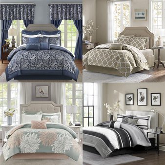 Pallet – 16 Pcs – Bedding Sets – Like New – Private Label Home Goods, Madison Park Essentials, Madison Park, Amrapur Overseas