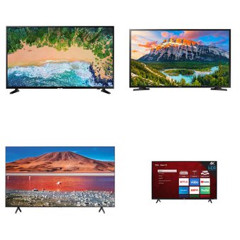 7 Pcs – LED/LCD TVs – Refurbished (GRADE A) – Samsung, TCL, HISENSE