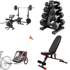 Pallet - 7 Pcs - Exercise & Fitness, Cycling & Bicycles - Overstock - Fitvids, Allen Sports