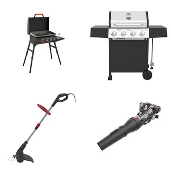 Pallet – 10 Pcs – Grills & Outdoor Cooking, Trimmers & Edgers, Leaf Blowers & Vaccums – Customer Returns – Hyper Tough, Expert Grill, Blackstone, Black Max