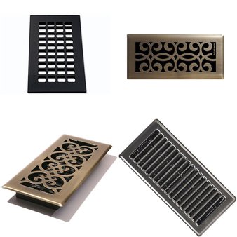 Pallet – 109 Pcs – Heaters, Accessories, Humidifiers / De-Humidifiers – Customer Returns – Decor Grates, Imperial, Vent Covers Unlimited, Hampton Bay