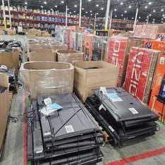 Truckload 24 Pallets - 347 Pcs - LED & LCD - Damaged / Missing Parts / Tested NOT WORKING - VIZIO, Onn, TCL, Samsung