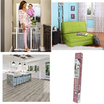 CLEARANCE! 2 Pallets – 38 Pcs – Hardware, Camping & Hiking, Health & Safety, Bath – Customer Returns – Select Surfaces, Ozark Trail, Regalo, Better Homes & Gardens