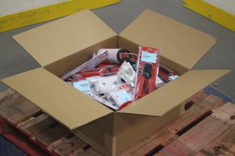 1 Parcel Box – 68 Pcs – Milwaukee Tools – Untested Customer Returns – Major Retailer