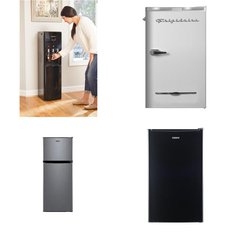 Pallet - 7 Pcs - Refrigerators, Bar Refrigerators & Water Coolers - Customer Returns - Galanz, Frigidaire, Primo