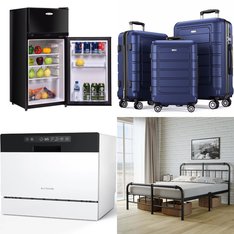 Pallet - 10 Pcs - Luggage, Bathroom, Dishwashers, Mowers - Customer Returns - Sunbee, Travelhouse, QFTIME, BlitzHome