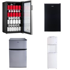 Pallet - 7 Pcs - Bar Refrigerators & Water Coolers, Refrigerators - Customer Returns - Galanz, Arctic King, Great Value