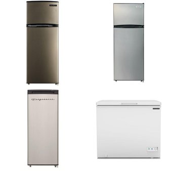 CLEARANCE! Pallet – 4 Pcs – Refrigerators, Freezers – Customer Returns – Frigidaire, Thomson