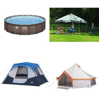 Pallet – 11 Pcs – Camping & Hiking, Pools & Water Fun – Customer Returns – Ozark Trail, Coleman, Lifetime