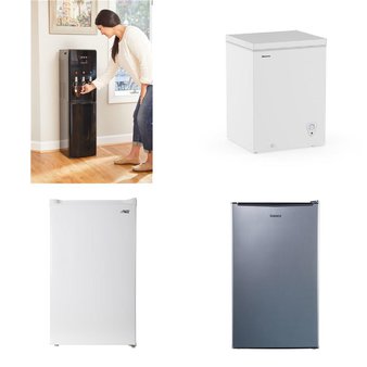 Pallet – 8 Pcs – Bar Refrigerators & Water Coolers, Freezers, Refrigerators – Customer Returns – Arctic King, Primo, Galanz, HISENSE