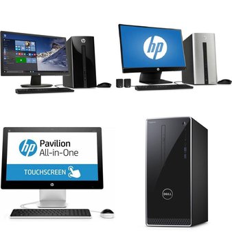 95 Pcs – Desktop Computers – Tested Not Working – HP, DELL, ACER, LENOVO