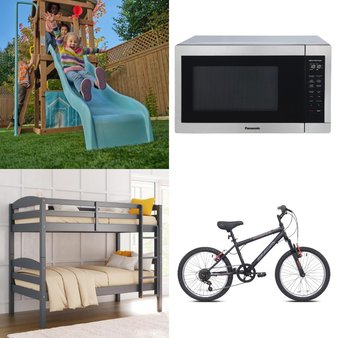 Pallet – 10 Pcs – Outdoor Play, Microwaves – Damaged / Missing Parts / Tested NOT WORKING – KidKraft, Panasonic, Better Homes & Gardens, Kent