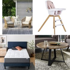 3 Pallets - 357 Pcs - New Kitchen & Dining, Blankets, Throws & Quilts, Cleaning Supplies, TV Stands, Wall Mounts & Entertainment Centers - New and New Damaged Box - Walmart