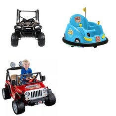 Pallet - 3 Pcs - Vehicles, Outdoor Sports - Customer Returns - Power Wheels, Realtree, COCOMELON