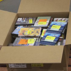 1 Parcel Box - 126 Pcs - DVD Discs, Blu-ray Discs - NEW/SEALED Products - Walmart