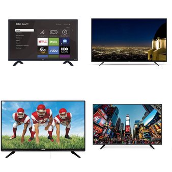 12 Pcs – LED/LCD TVs – Refurbished (GRADE A) – RCA, TCL, HISENSE