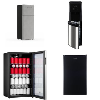 Pallet – 8 Pcs – Refrigerators, Bar Refrigerators & Water Coolers – Customer Returns – Arctic King, Primo Water, Frigidaire, Galanz