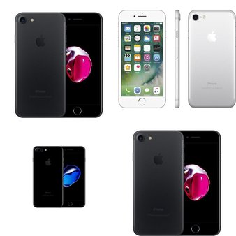 5 Pcs – Apple iPhone 7 – Refurbished (GRADE B – Unlocked) – Models: MN8G2LL/A, MN9U2LL/A, MN8Q2LL/A, 3C207LL/A