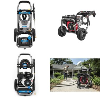 Pallet – 7 Pcs – Pressure Washers – Customer Returns – Hart, Black Max