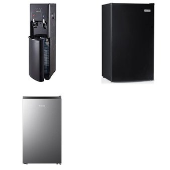 Pallet – 6 Pcs – Bar Refrigerators & Water Coolers, Refrigerators – Customer Returns – HISENSE, Primo, Igloo