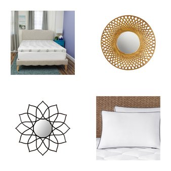 Pallet – 185 Pcs – Curtains & Window Coverings, Pillows, Blankets, Throws & Quilts, Decor – Mixed Conditions – Fieldcrest, Unmanifested Home, Window, and Rugs, Madison Park, Safavieh