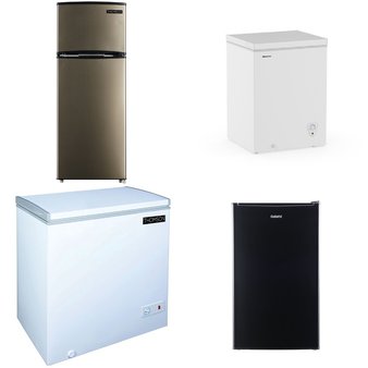 Pallet – 7 Pcs – Refrigerators, Freezers, Pressure Washers, Bar Refrigerators & Water Coolers – Customer Returns – Thomson, Galanz, Hyper Tough, HISENSE