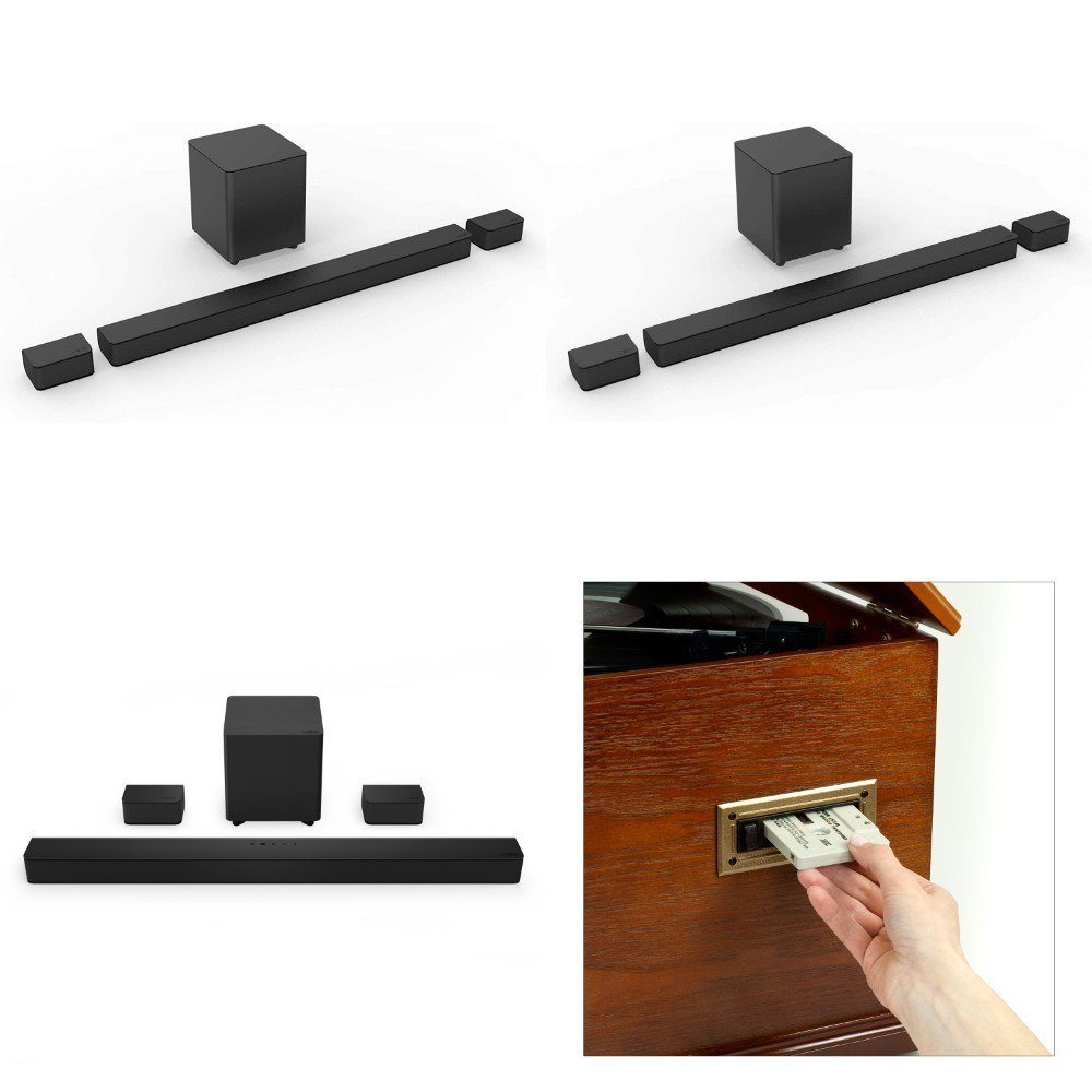 Pallet 18 Pcs Speakers Accessories CD Players Turntables Shelf