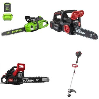 Pallet – 17 Pcs – Trimmers & Edgers, Hedge Clippers & Chainsaws, Unsorted, Other – Customer Returns – Hyper Tough, GreenWorks, Ozark Trail