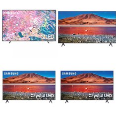 3 Pallets - 40 Pcs - LED/LCD TVs - Refurbished (GRADE A, GRADE B) - Onn, Samsung, onn.