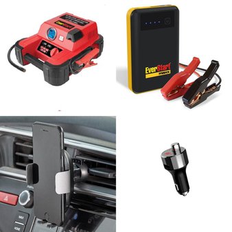 Pallet – 100 Pcs – Automotive Accessories, Automotive Parts, Power, Other – Customer Returns – EverStart, AutoDrive, Auto Drive, onn.