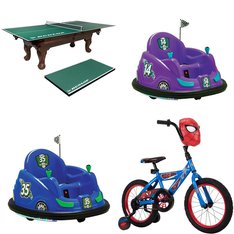 2 Pallets - 17 Pcs - Vehicles, Game Room, Cycling & Bicycles, Pools & Water Fun - Overstock - Medal Sports, Flybar
