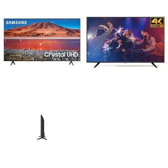 50 Pcs – LED/LCD TVs – Refurbished (GRADE A) – Samsung, LG, RCA