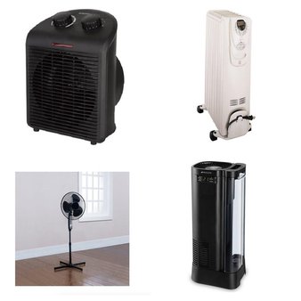 Pallet – 47 Pcs – Humidifiers / De-Humidifiers, Heaters, Fans – Customer Returns – Honeywell, Mainstay’s, Mainstays, Bionaire