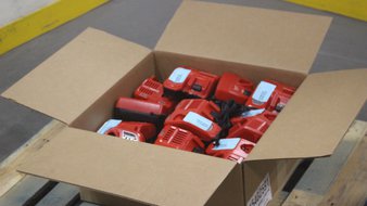 3 Parcel Boxes – 403 Pcs – Tool Accessories, Power Tools – Conditionally Assessed Milwaukee Tools Returns (Conditions in Manifest)