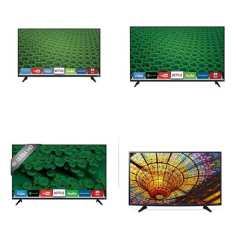 120 Pcs – TVs – Tested Not Working (Lines on Display) – VIZIO, LG, RCA, HAIER – Televisions